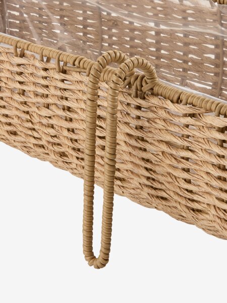 Jardinera para balcón KUBB A18xL50xA16 natural