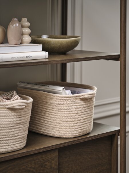 Kosz LABAN S27xD35xW18cm beżowy