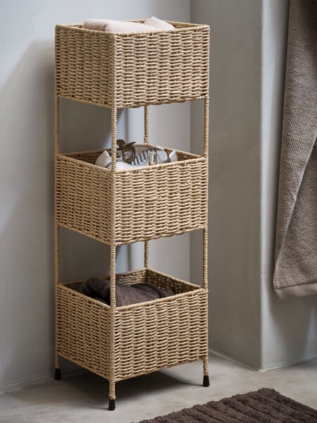 Kurvstativ HYLLINGE 3 kurver papir natur