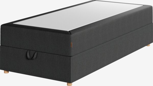 Kontinentalseng 75x200 HOLMELVA STORAGE grå-40 Ekstra fast