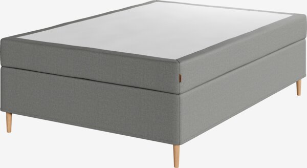 Boxspring 140x200 REIPA grijs-23 hard