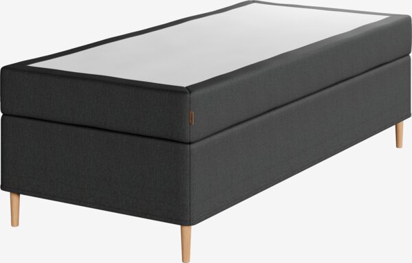 Boxspring 90x200 REIPA grijs-40 hard