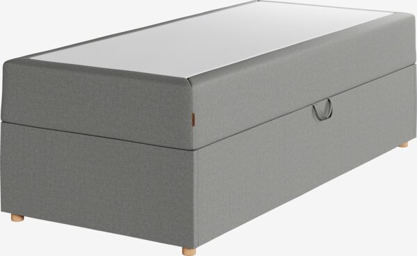 Kontinentalseng 75x200 TYSLA STORAGE grå-23 Fast