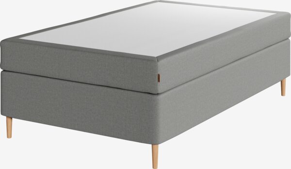 Kontinentalseng 120x200 SOKNA grå-23 Medium