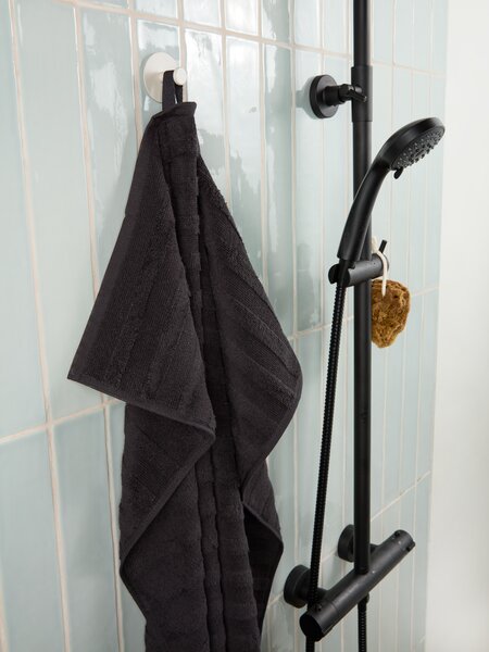 Asciugamano ospite TORSBY 30x50 cm nero
