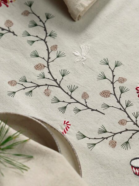 Stredový obrus NELLIKE 40x150 prírodná