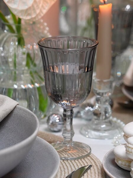 Copa de vino FRIDOLIN Ø8xA16cm 24 cl gris