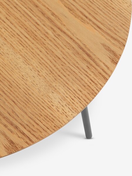 End table NYBO D55 warm oak colour/black