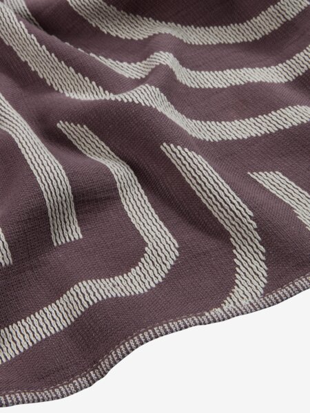 Strandhåndklæde HASSELFORS 80x160 støvet blomme