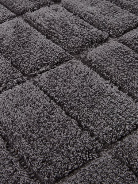 Bath mat HOGSTORP 50x80 anthracite grey