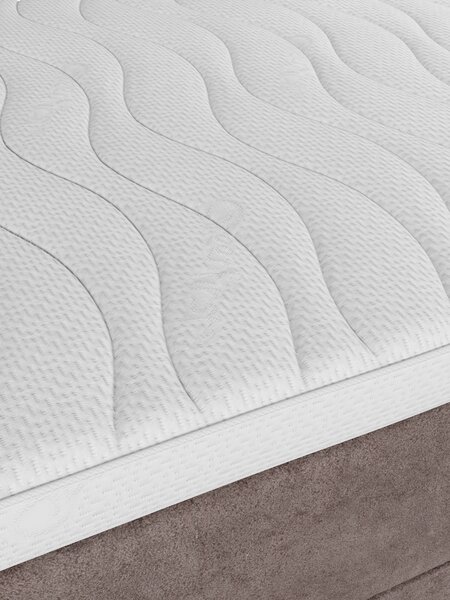 Elevationsseng 180x210cm KUPELVA + RESA brun-92 Medium