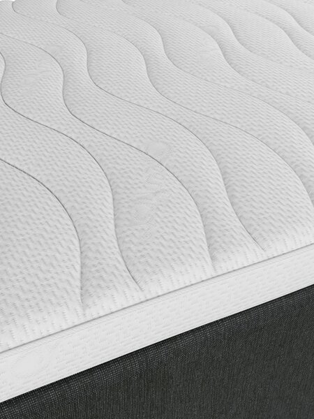 Boxmadras 80x200cm KVENNA + RESA grå-40 Medium