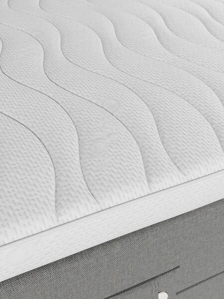 Elevationsseng 90x200cm TONDRA + TOSEN grå-23 Medium