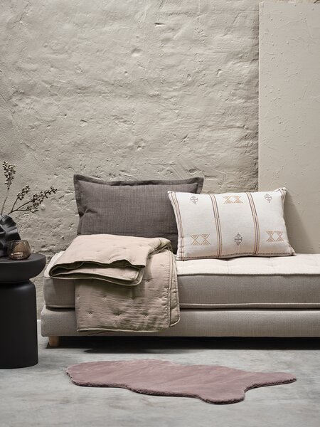 Konstpälsmatta OXEL 60x90 mörk sand