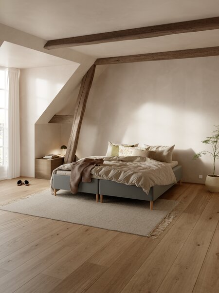 Runkopatja 180x200cm SKAUPA harmaa-33 + FLYA keskikova