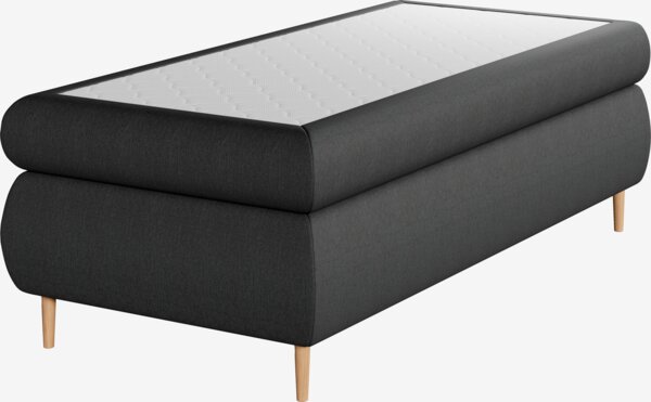 Boxspring 90x200cm ANDELVA grijs-40 medium