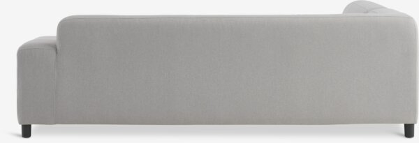 Lounge-Set HELAGS schwarz + HEDEBACKEN 6 Pers. beige