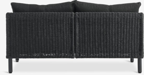 Loungesett STORLIEN + VOSS 2 seter svart