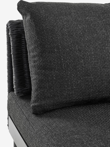 Loungesett STORLIEN + VOSS 2 seter svart