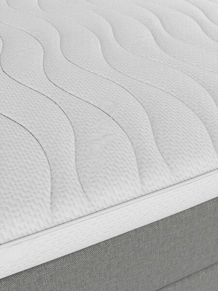 Kontinentalseng 140x200 LYGNA + TOSEN grå-23 Fast
