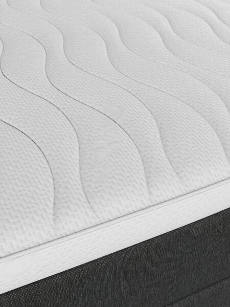 Kontinentalseng 140x200 LYGNA + TOSEN grå-40 Fast