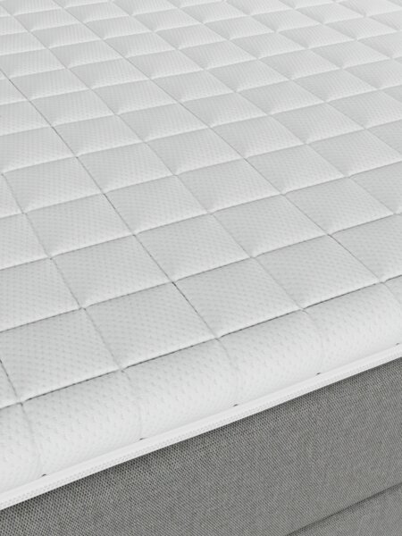 Kontinentalseng 90x200 NEVLA + MURU grå-23 Medium