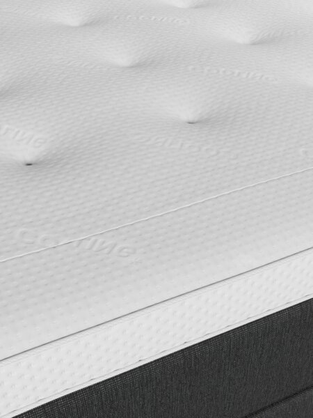 Boxspring 90x200 REIPA + BRYA grijs-40 hard