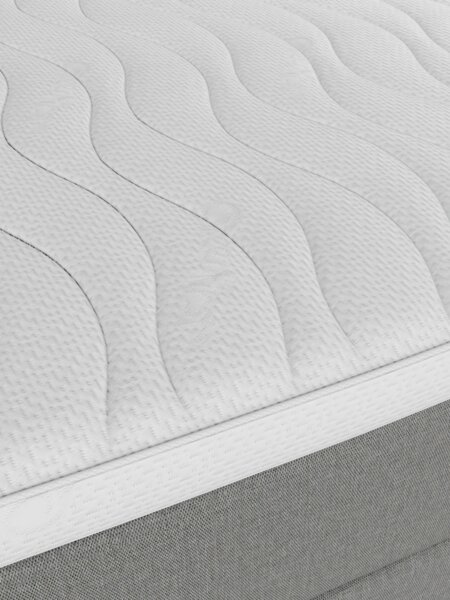 Kontinentalseng 90x200 SOKNA + TOSEN grå-23 Medium