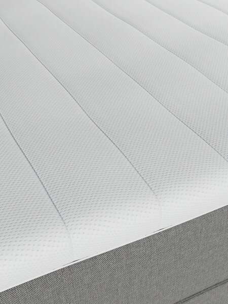 Boxspring krevet 180x200 cm TYRIA + FLYA siva-23 srednje tvr