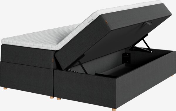 Kontinentalseng 150x200 TYSLA + EKSO grå-40 Fast