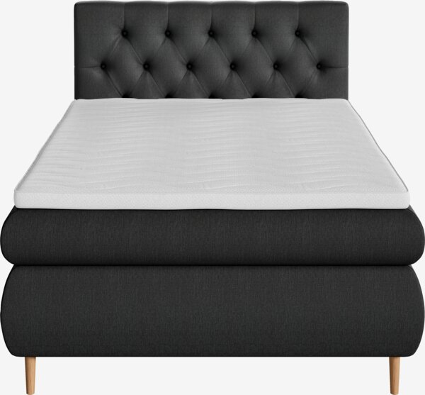 Boxspring 140x200 ANDELVA + TOSEN grijs-40 medium