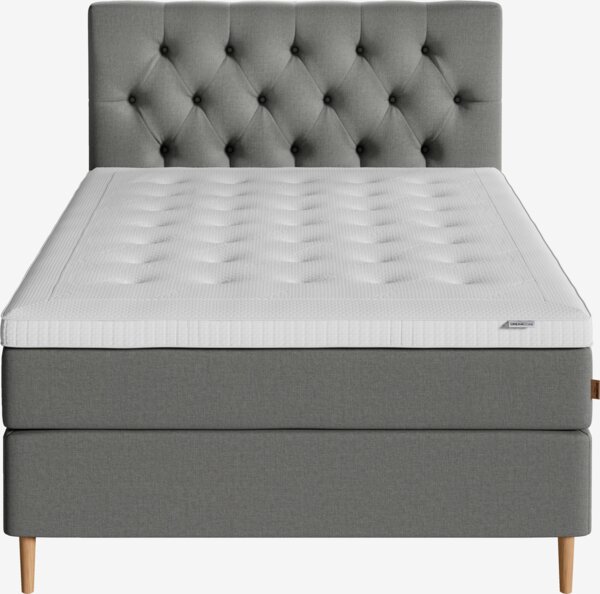 Boxspring 140x200 HEMLA+BRYA Grijs-23 medium