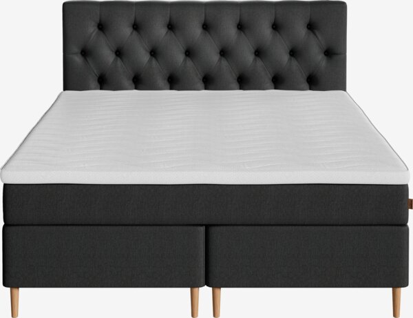 Kontinentalseng 150x200 LYGNA + TOSEN grå-40 Fast