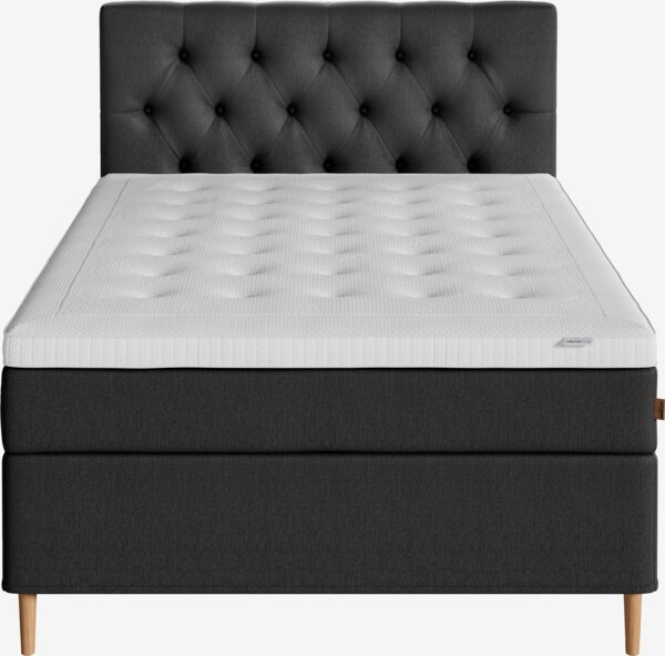 Boxspring 140x200 REIPA + VOLA grijs-40 hard