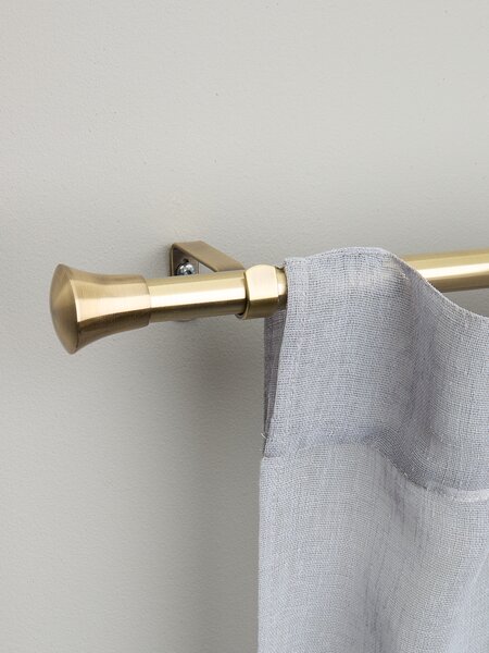 Tringle à rideau KULA 19mm 90-160cm laiton