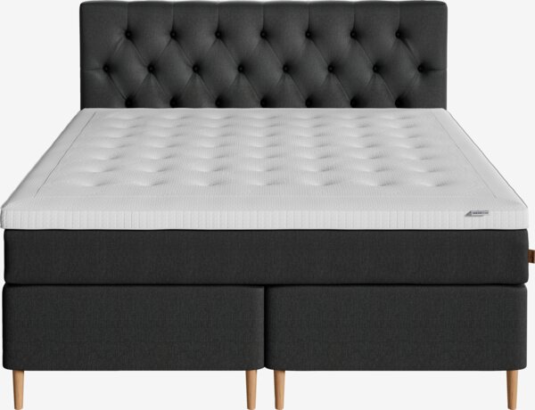 Kontinentalseng 180x210 SOKNA + VOLA grå-40 Medium