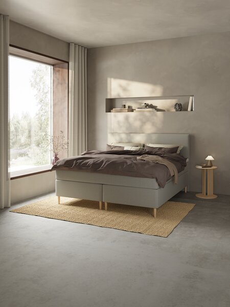 Boxspring 180x210 LYGNA + VOLA Grijs-23 hard