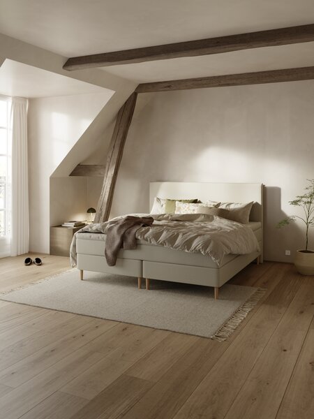 Kontinentalseng 160x200 NEVLA + MURU sand-91 Fast