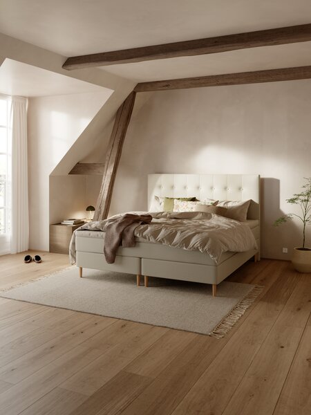 Kontinentalseng 160x200 NEVLA + MURU sand-91 Fast