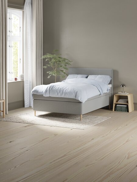 Kontinentalseng 140x200 SOKNA + TOSEN grå-23 Medium