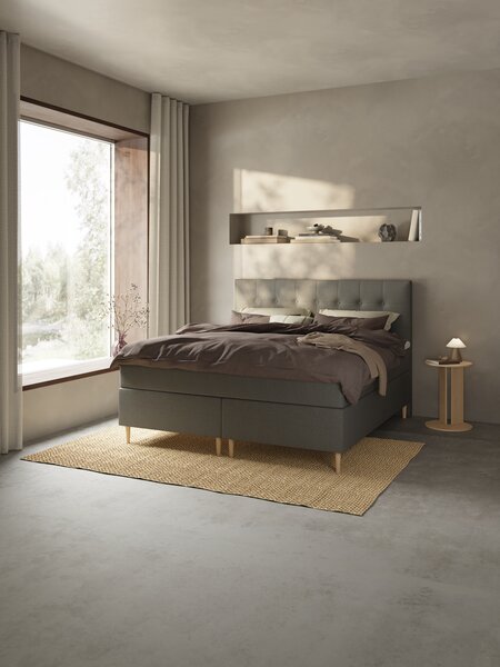 Hoofdbord 180x124cm NISA grijs-40