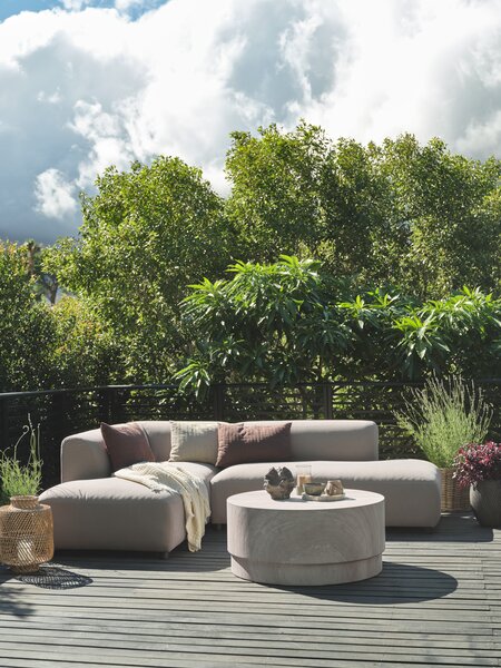 Loungesæt STORLIEN + STORHOGNA 4 pers. taupe travertin