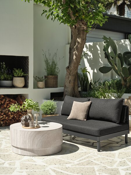 Loungesett STORLIEN + VOSS 2 seter svart