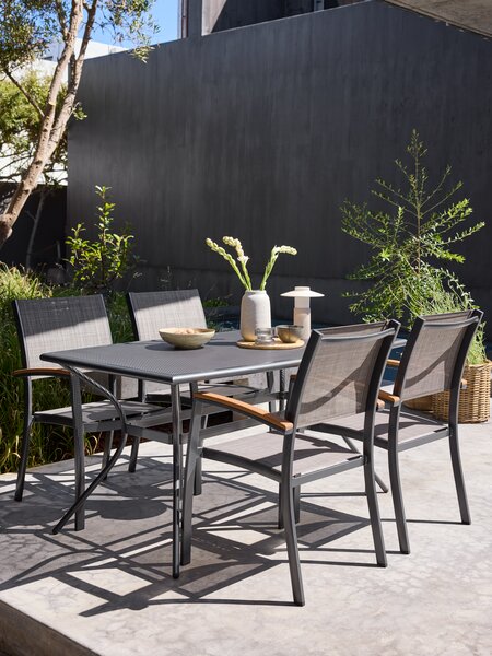 Silla apilable SIRDAL gris