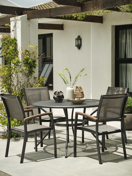 Silla apilable SIRDAL gris