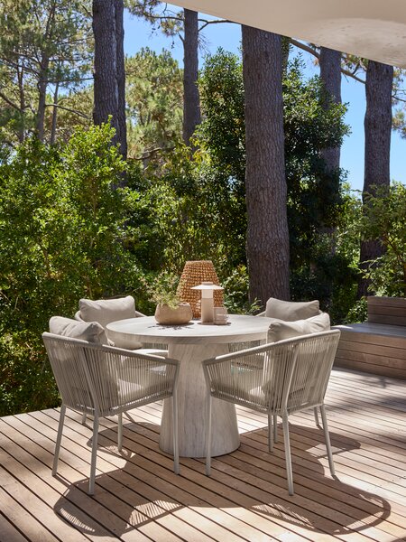 Stohovací židle GILJA rychleschnoucí béžová