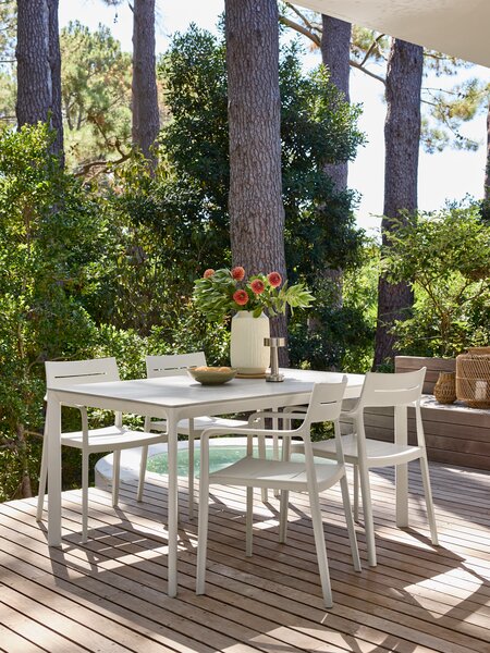 KUMLA D150 stol + 4 INGSTRUP stolice bež