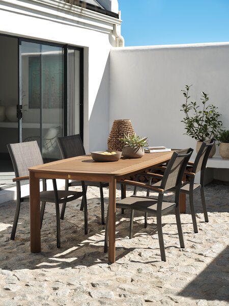 Silla apilable SIRDAL gris