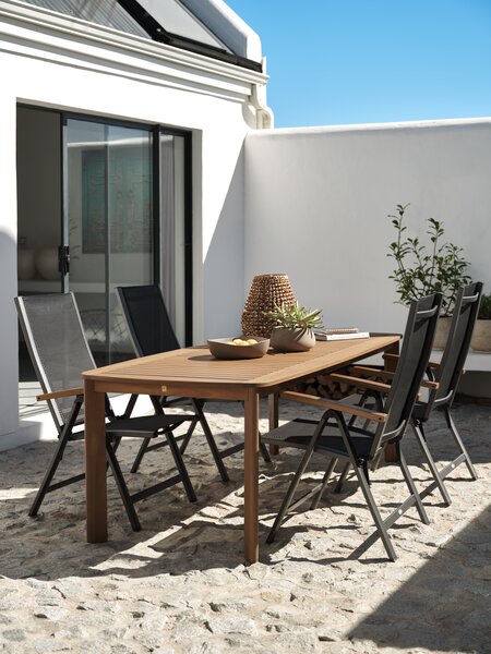 Silla reclinable SIRDAL gris