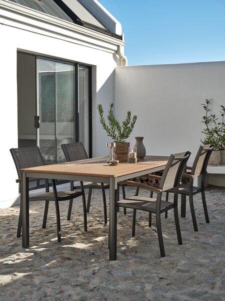 Silla apilable SIRDAL gris